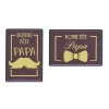 Rectangles chocolat Bonne Fête Papa (x 25) - DDM 10/24