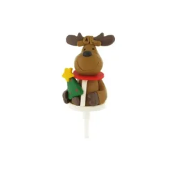 Renne de Noël sur pique