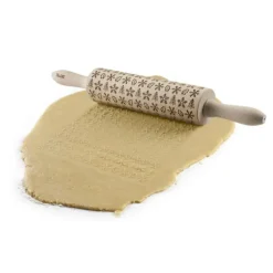 Rouleau empreintes en bois thème Hiver