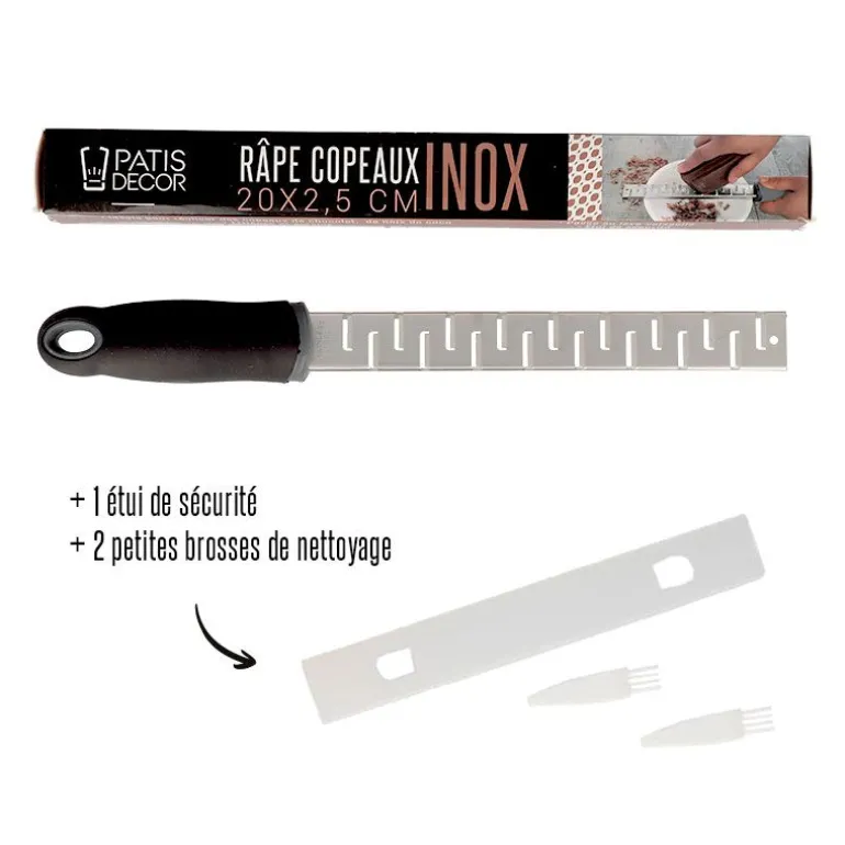 Râpe à copeaux inox
