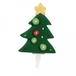 Sapin de Noël décoré sur pique