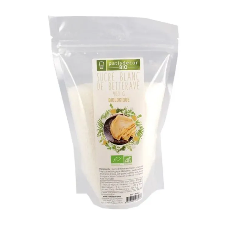 Sucre blanc de betterave Bio 400g