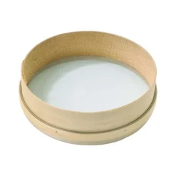 Tamis à farine  en bois double toile inox 35 cm maille 16