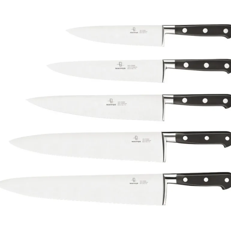 Tradition couteau de cuisine forgé monobloc inox 30 cm